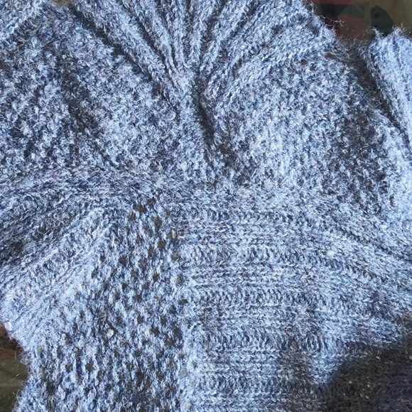 Sarah Spencer Asymmetrical Tie Front Bell Cuff Cardigan Size M - Picture 10 of 12